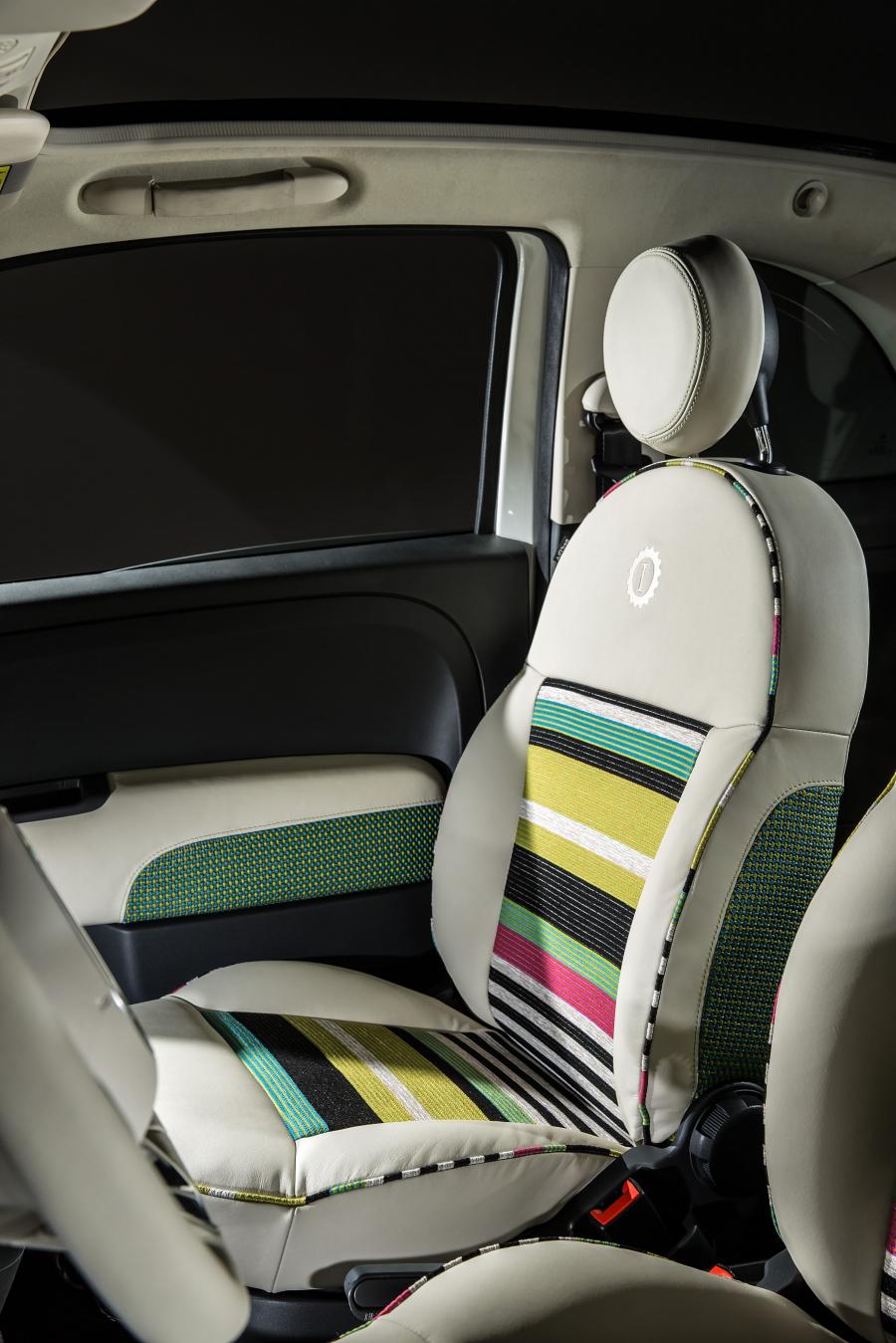 Интерьер Fiat 500C Missoni by Garage Italia Customs (312) 2017 года  (фото 4 из 20)